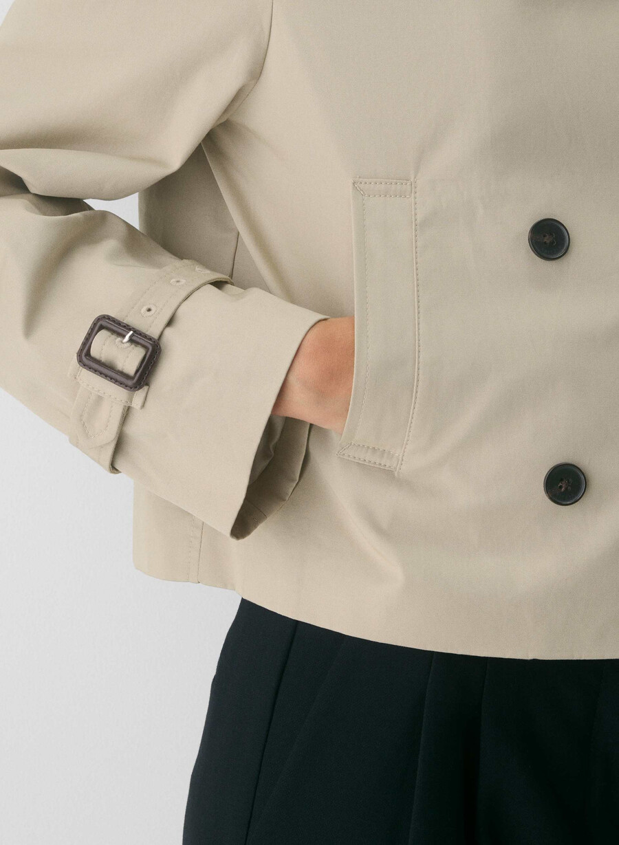 trench coat the esquire - city twill marcona beige