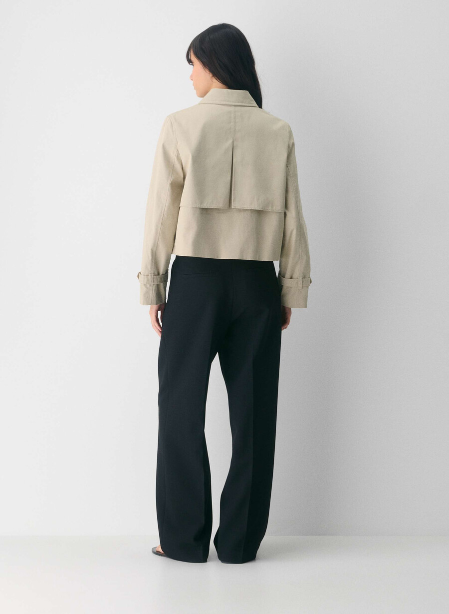 trench coat the esquire - city twill marcona beige