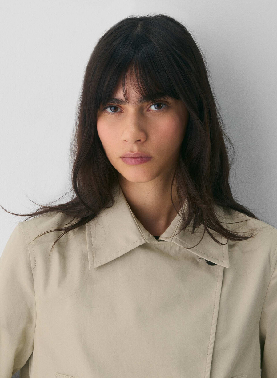 trench coat the esquire - city twill marcona beige
