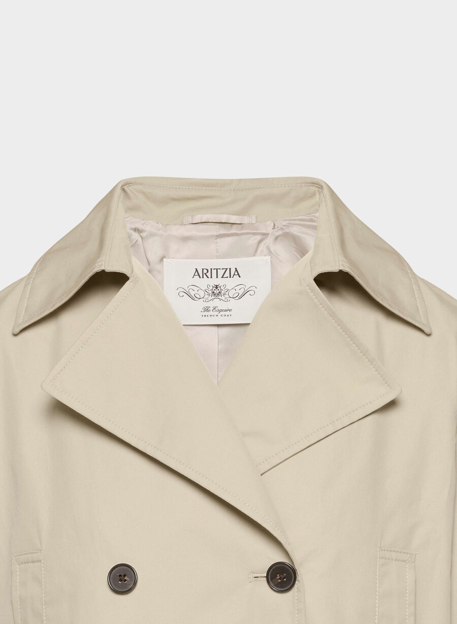 trench coat the esquire - city twill marcona beige