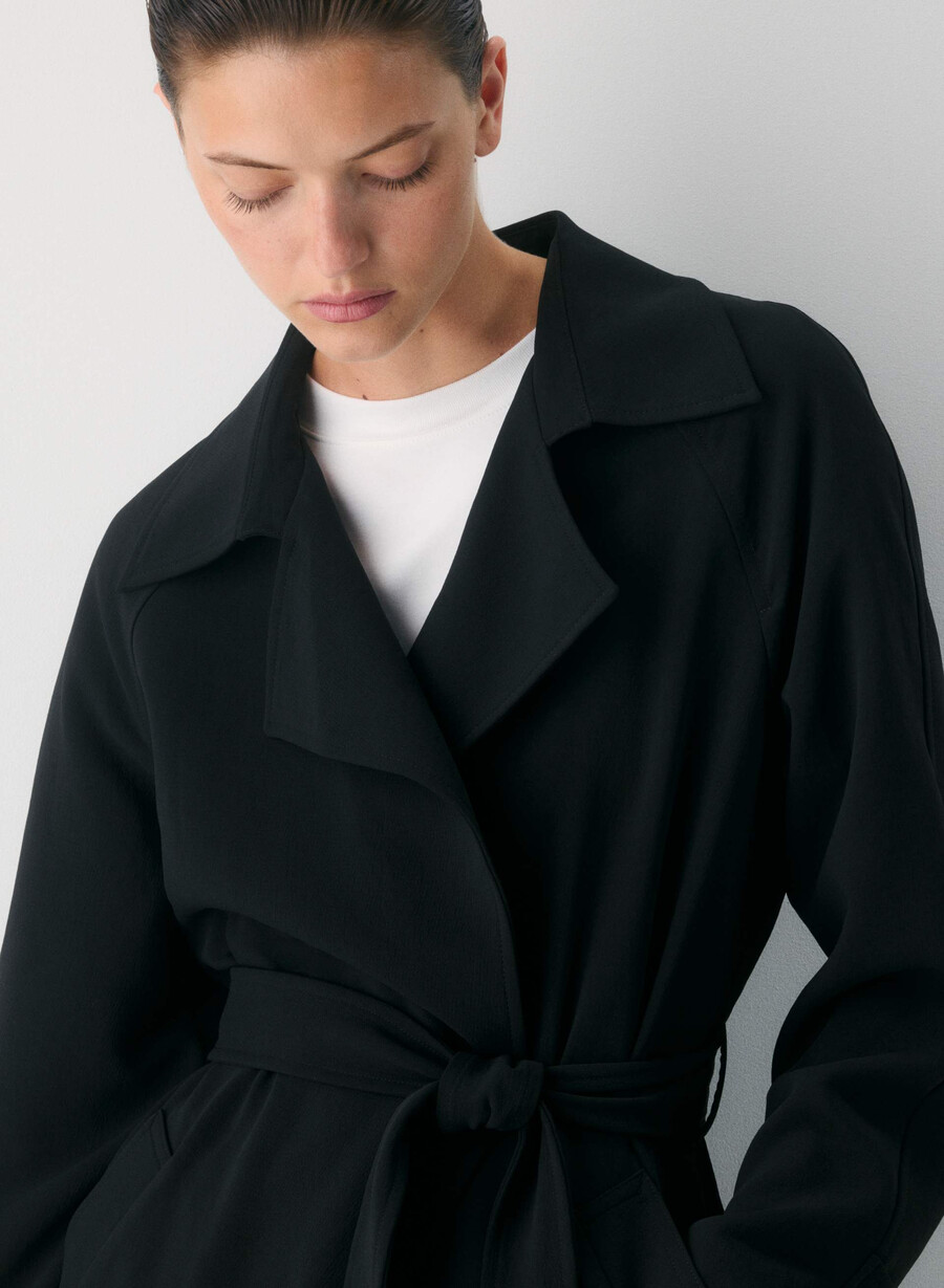 il trench splendor - crepette nero