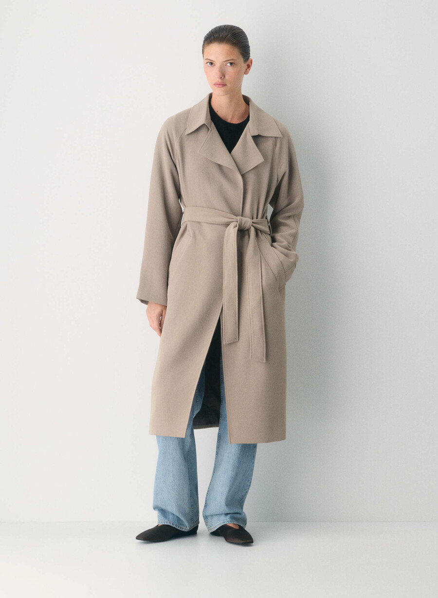 il trench splendor - crepette nomad taupe