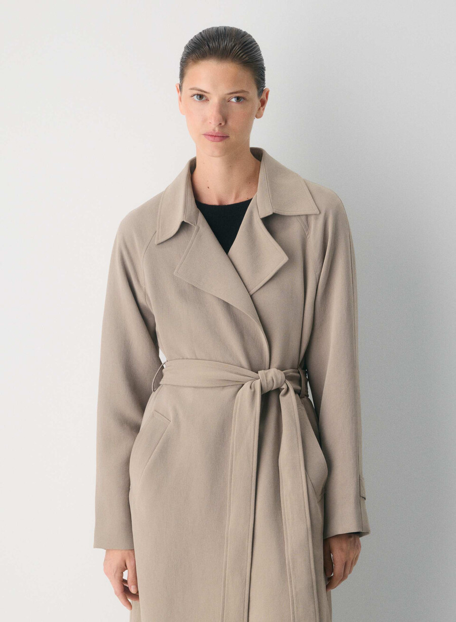 il trench splendor - crepette nomad taupe