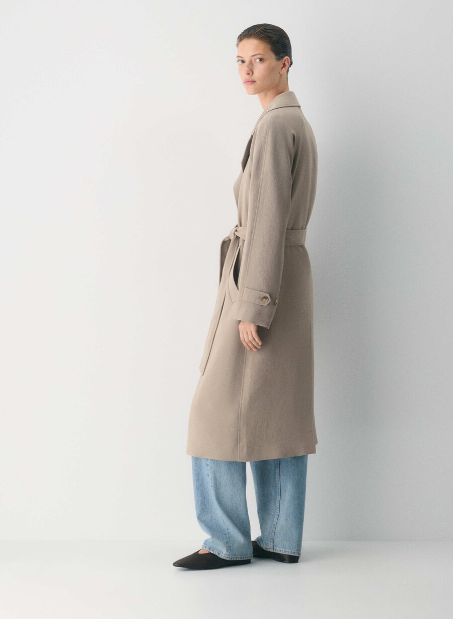 il trench splendor - crepette nomad taupe