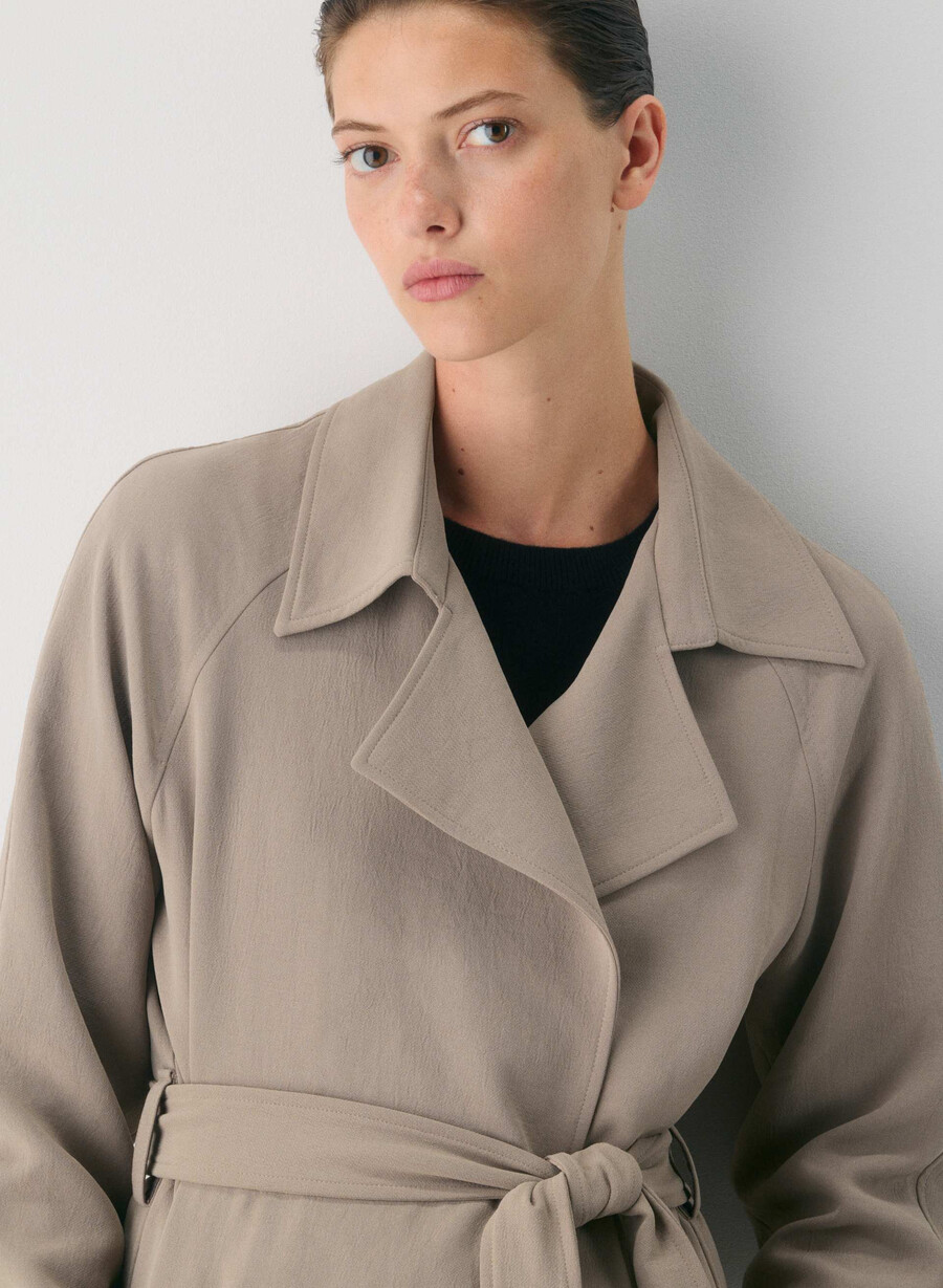 il trench splendor - crepette nomad taupe