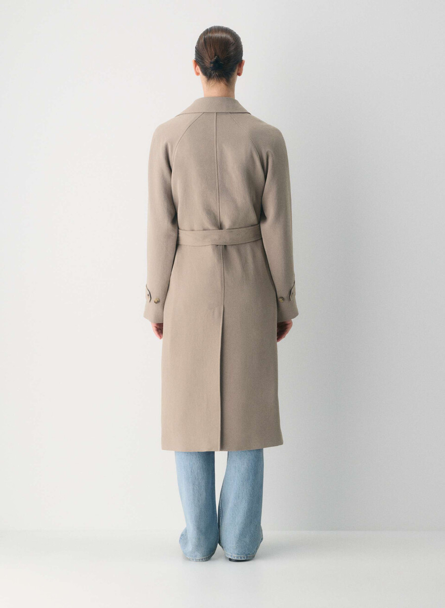 il trench splendor - crepette nomad taupe