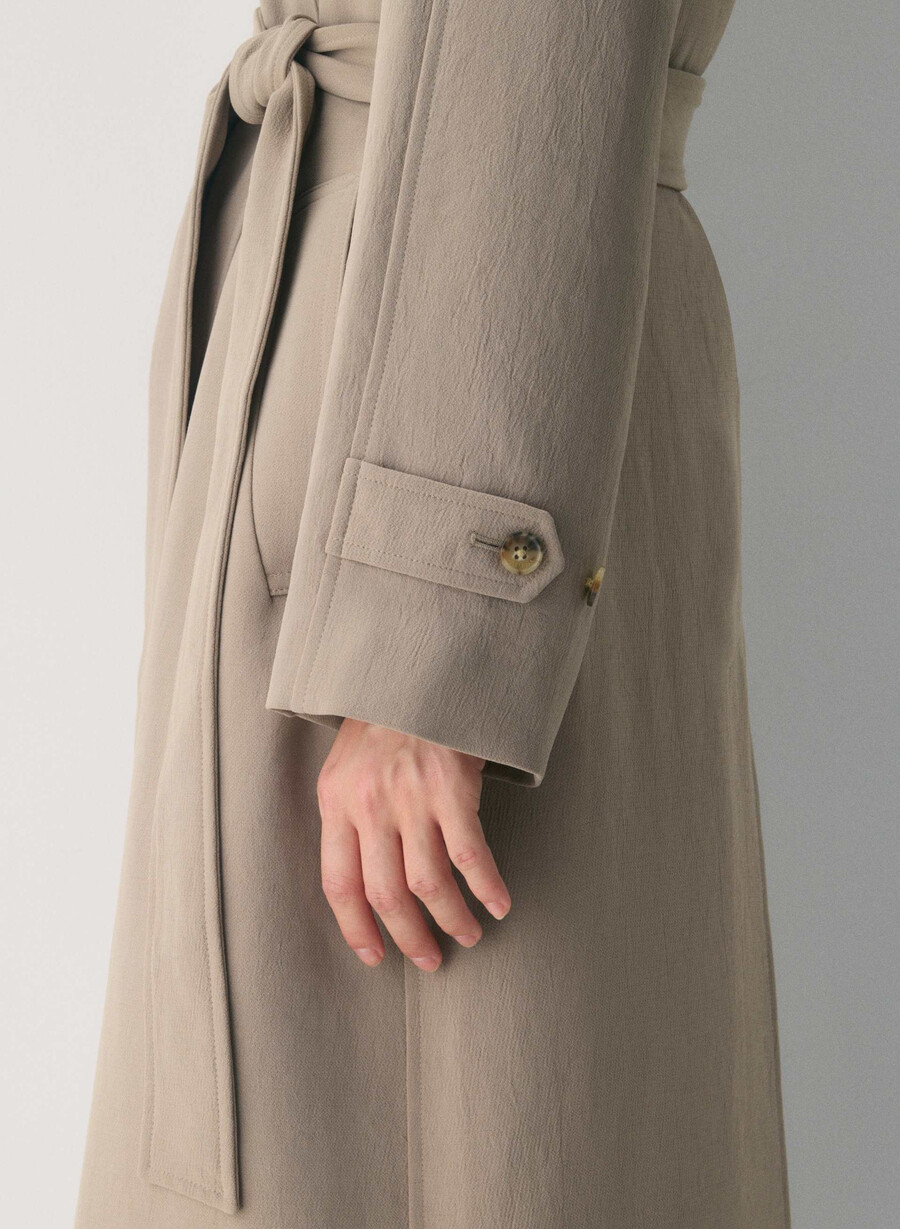 il trench splendor - crepette nomad taupe