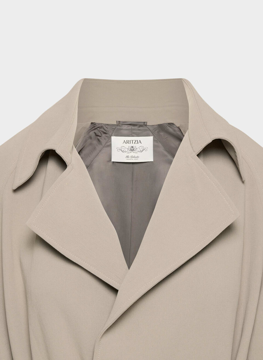 il trench splendor - crepette nomad taupe