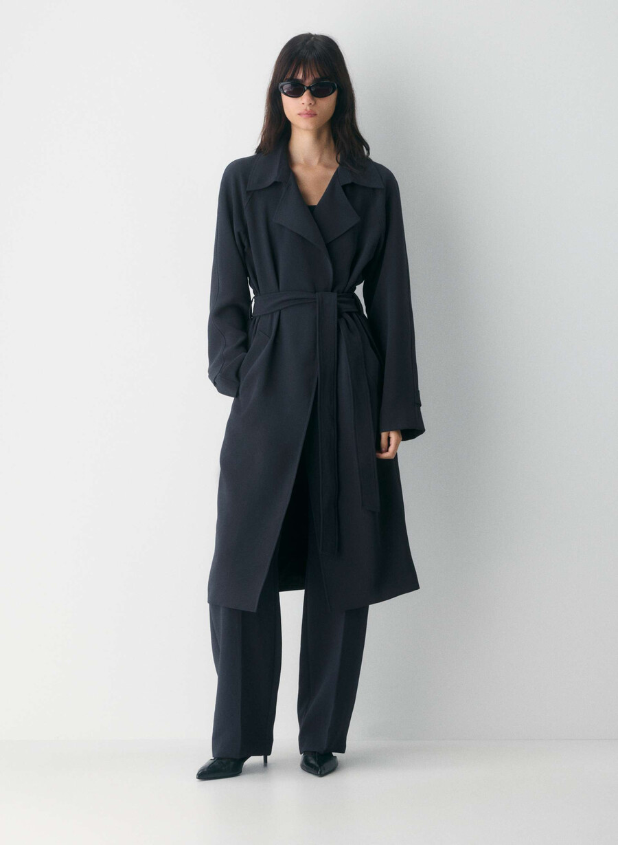 il trench splendor - crepette dark navy