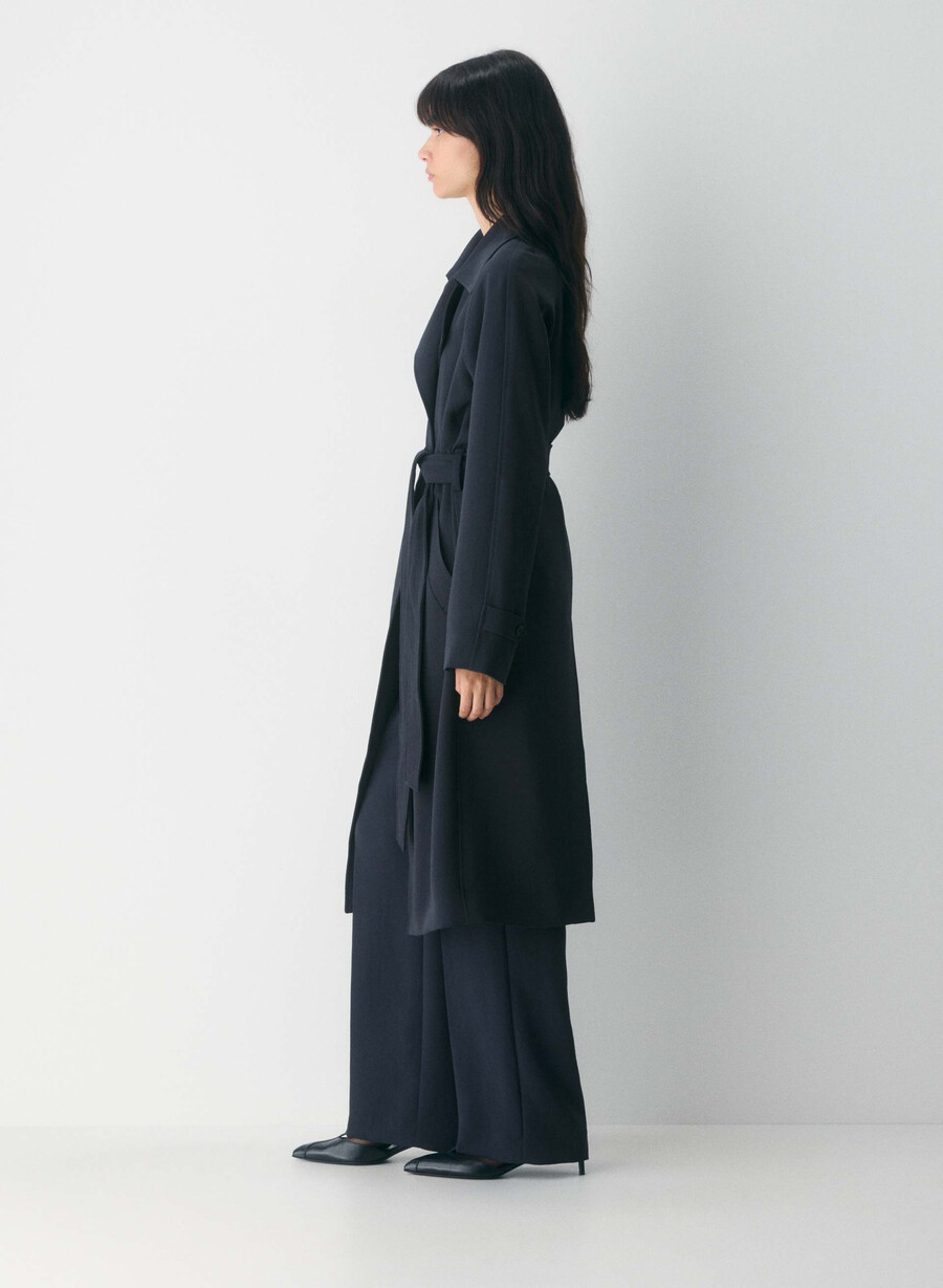 il trench splendor - crepette dark navy