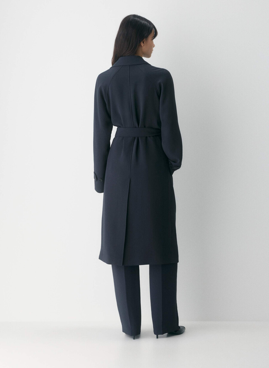 il trench splendor - crepette dark navy