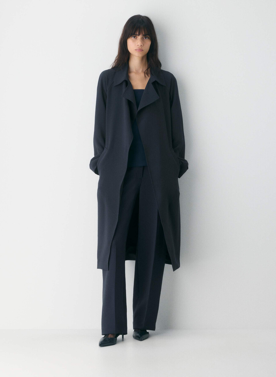 il trench splendor - crepette dark navy