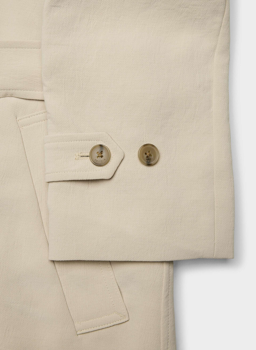 il trench splendor - crepette marcona beige