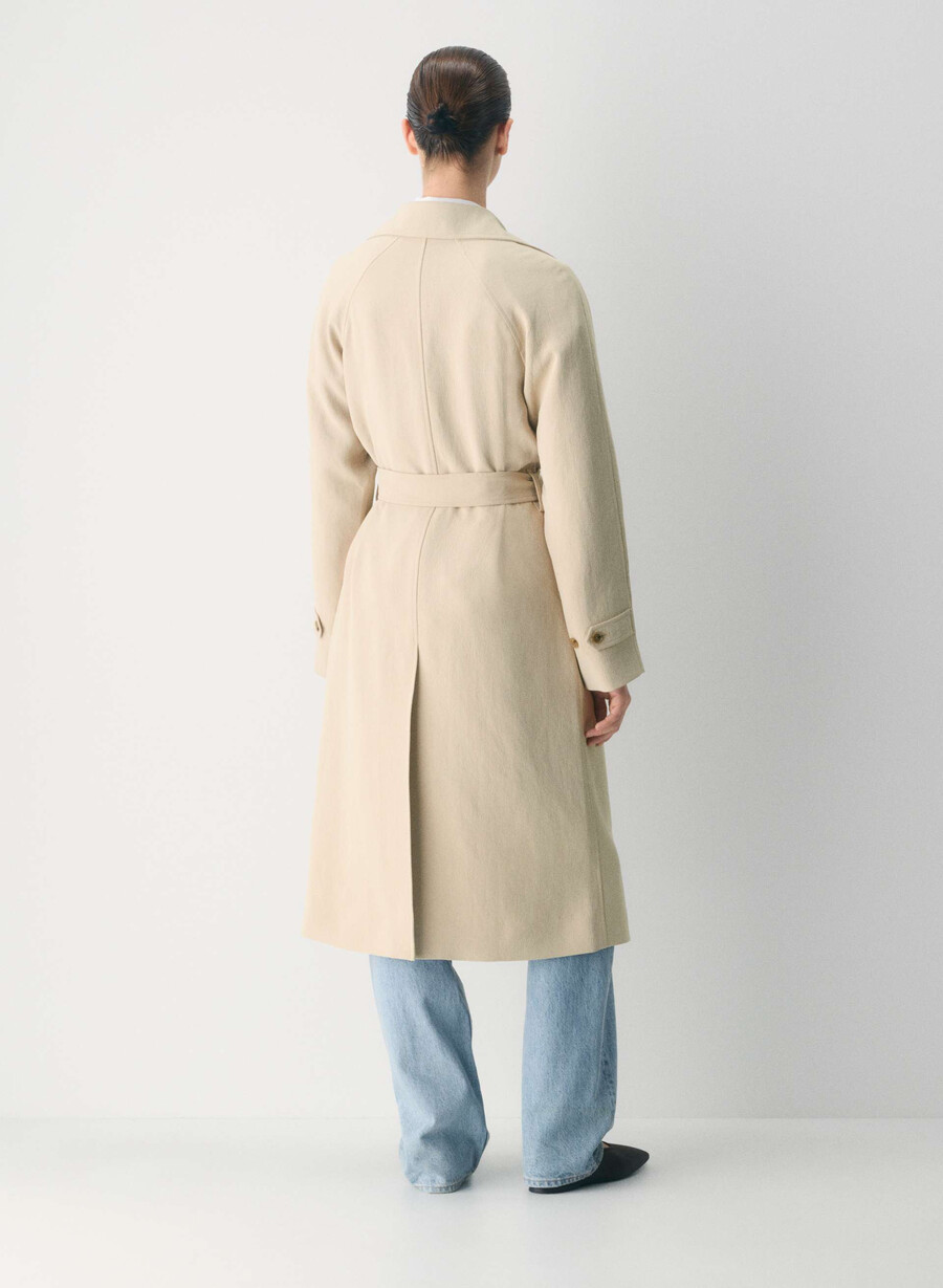 il trench splendor - crepette marcona beige