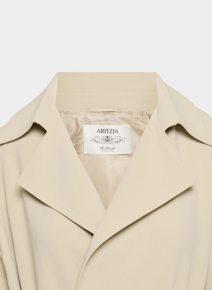 il trench splendor - crepette marcona beige