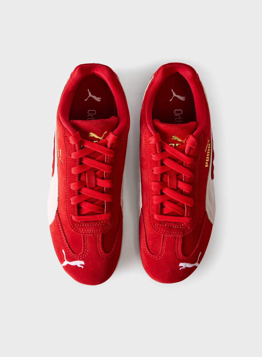 puma speedcat rossobianco