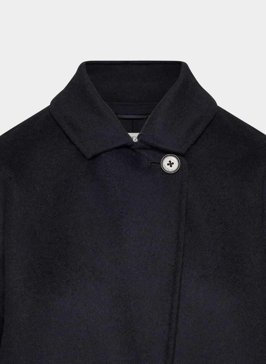 lunico cappotto double-face - luxe rewool dark navy