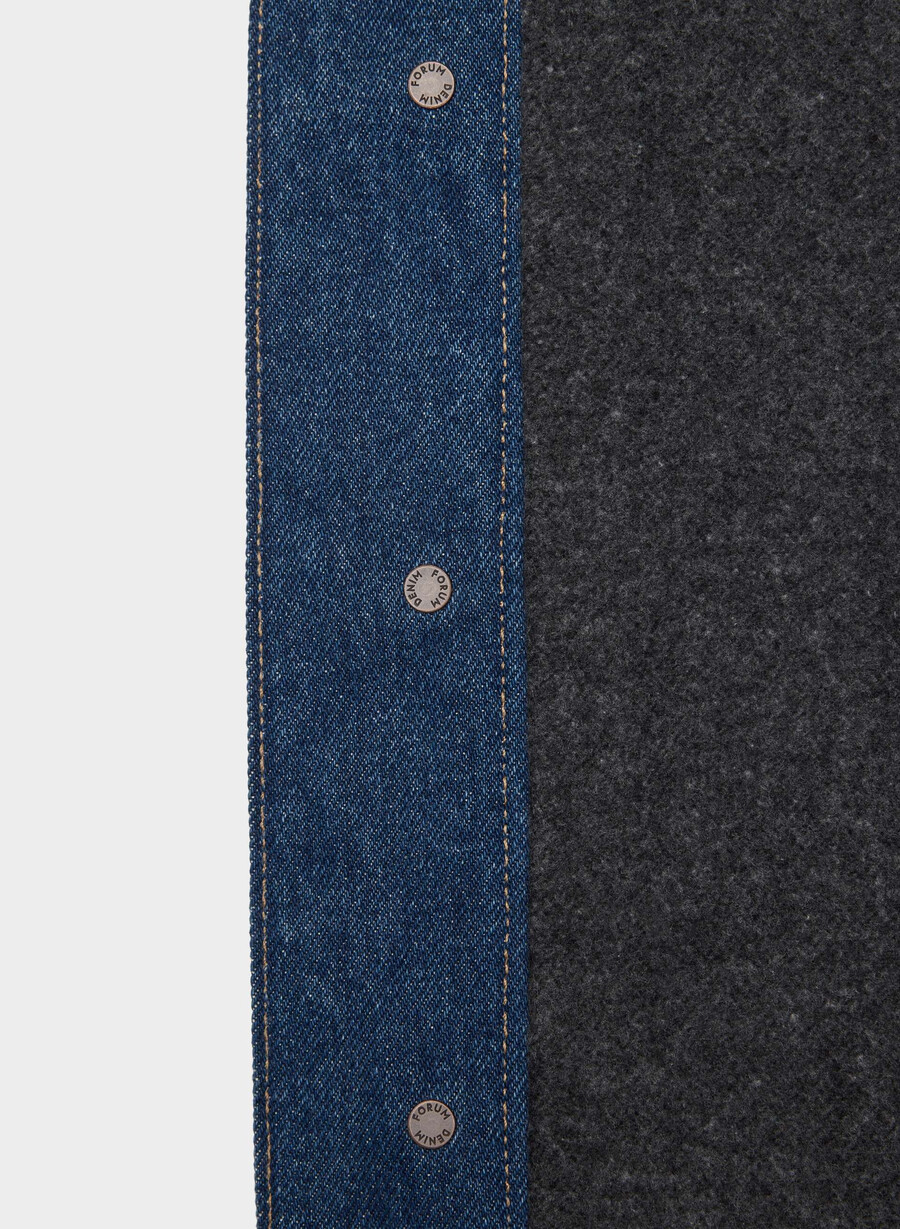 giacca in denim winona denim forum vintage blu scuro