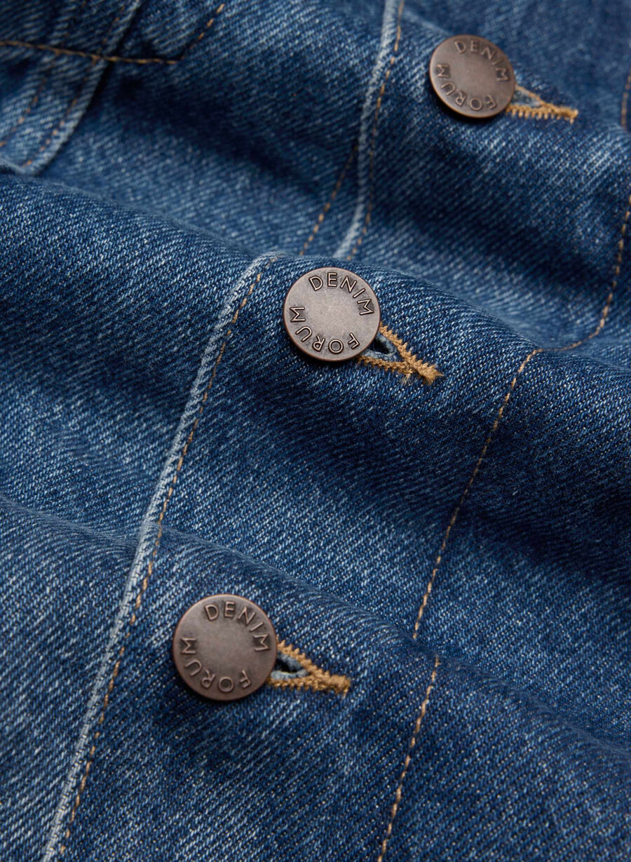 giacca in denim winona denim forum vintage blu scuro