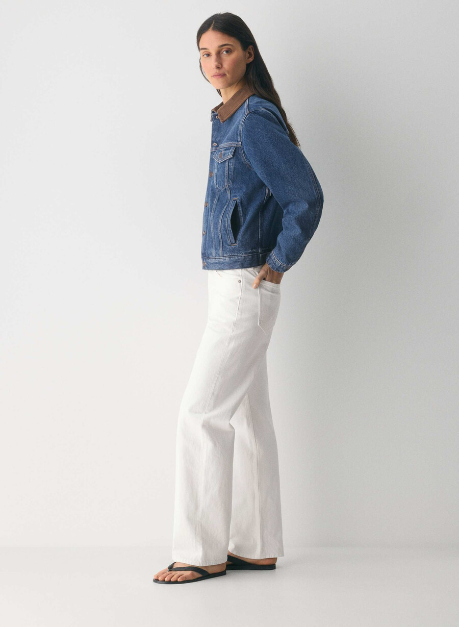 giacca in denim winona denim forum vintage blu scuro