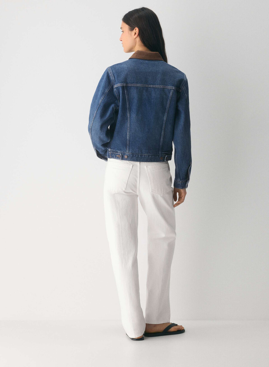 giacca in denim winona denim forum vintage blu scuro