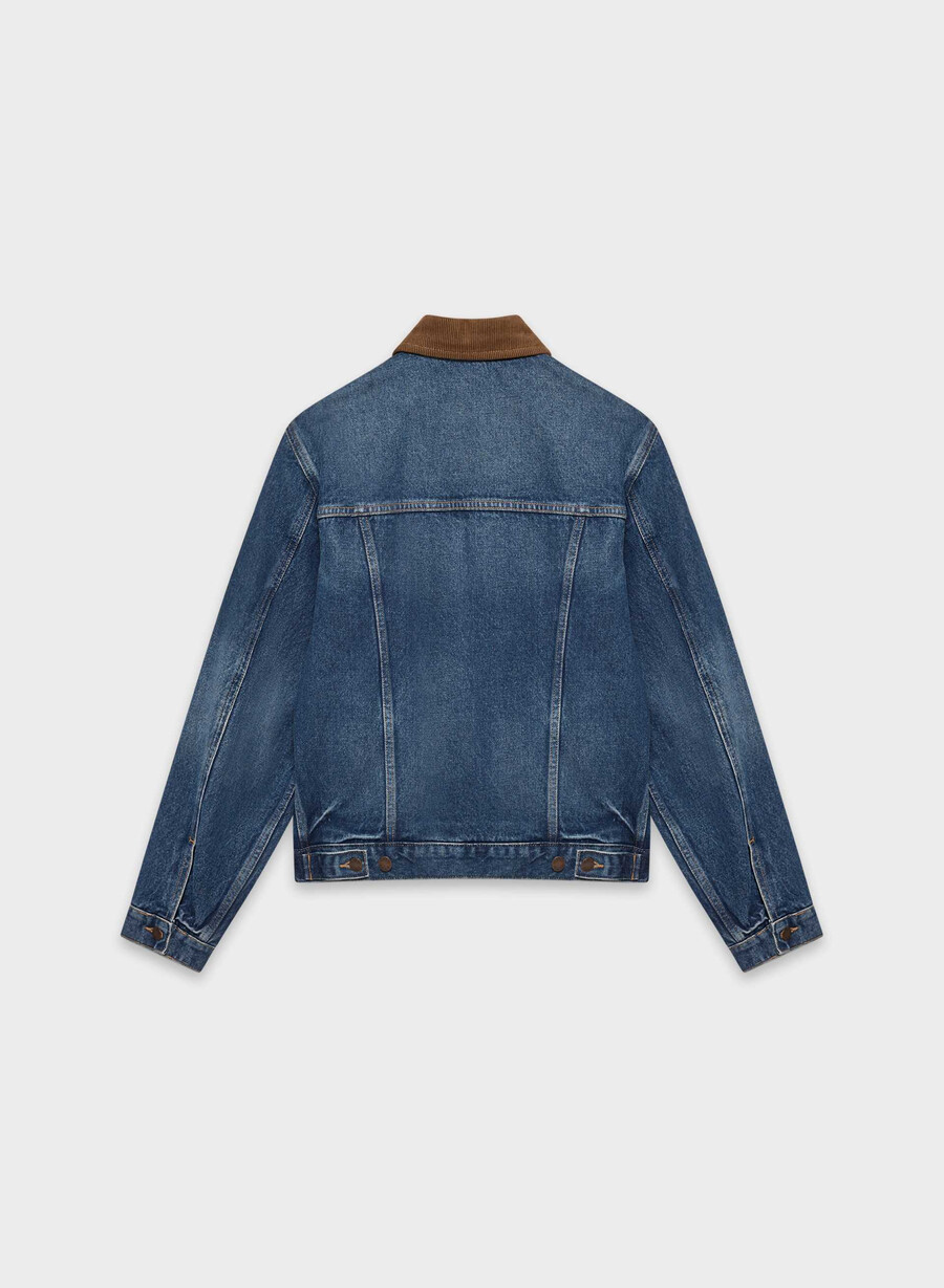 giacca in denim winona denim forum vintage blu scuro