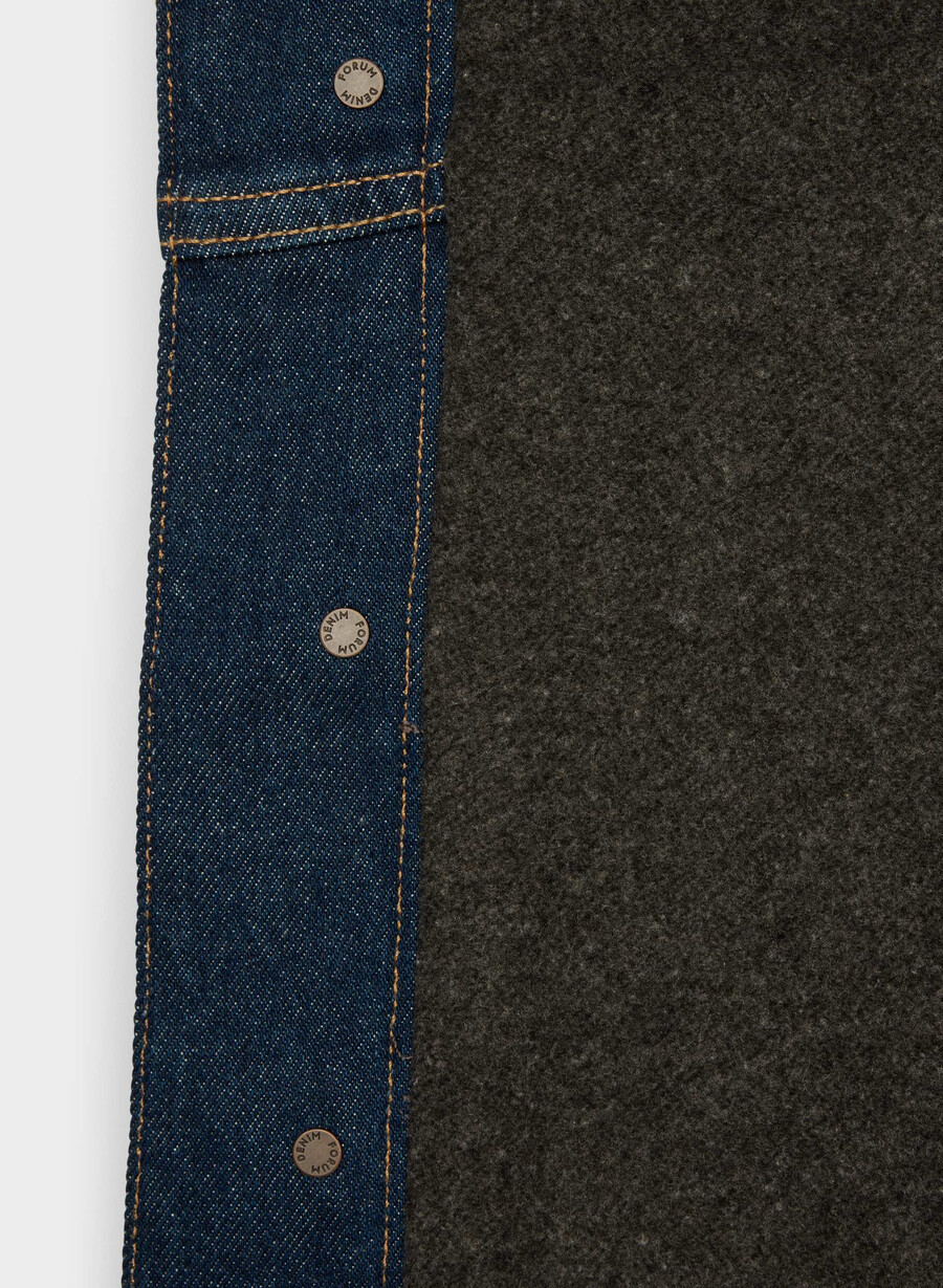 giacca in denim winona denim forum no-stress indg dk bl