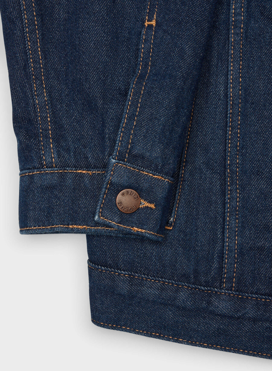 giacca in denim winona denim forum no-stress indg dk bl
