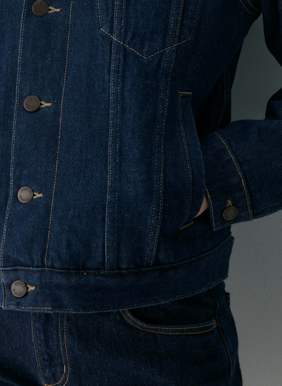 giacca in denim winona denim forum no-stress indg dk bl