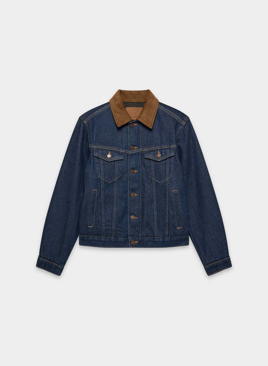 giacca in denim winona denim forum no-stress indg dk bl