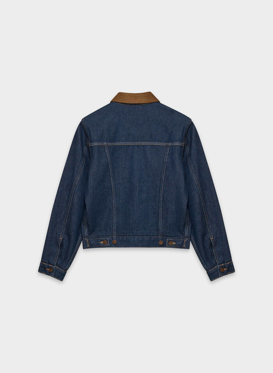giacca in denim winona denim forum no-stress indg dk bl