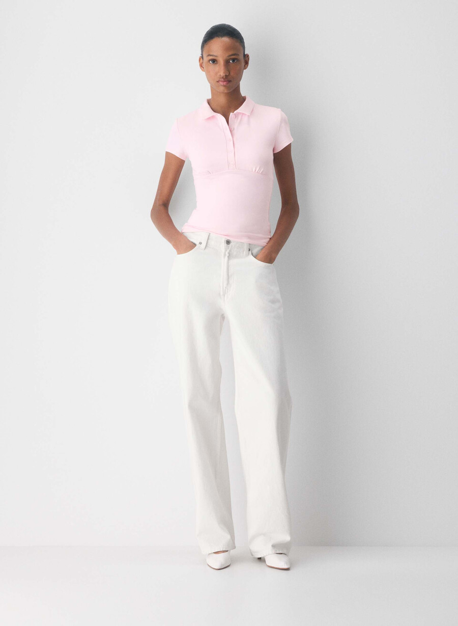 maglietta polo original contour flyer villa pink