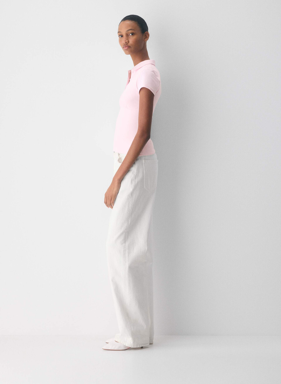 maglietta polo original contour flyer villa pink
