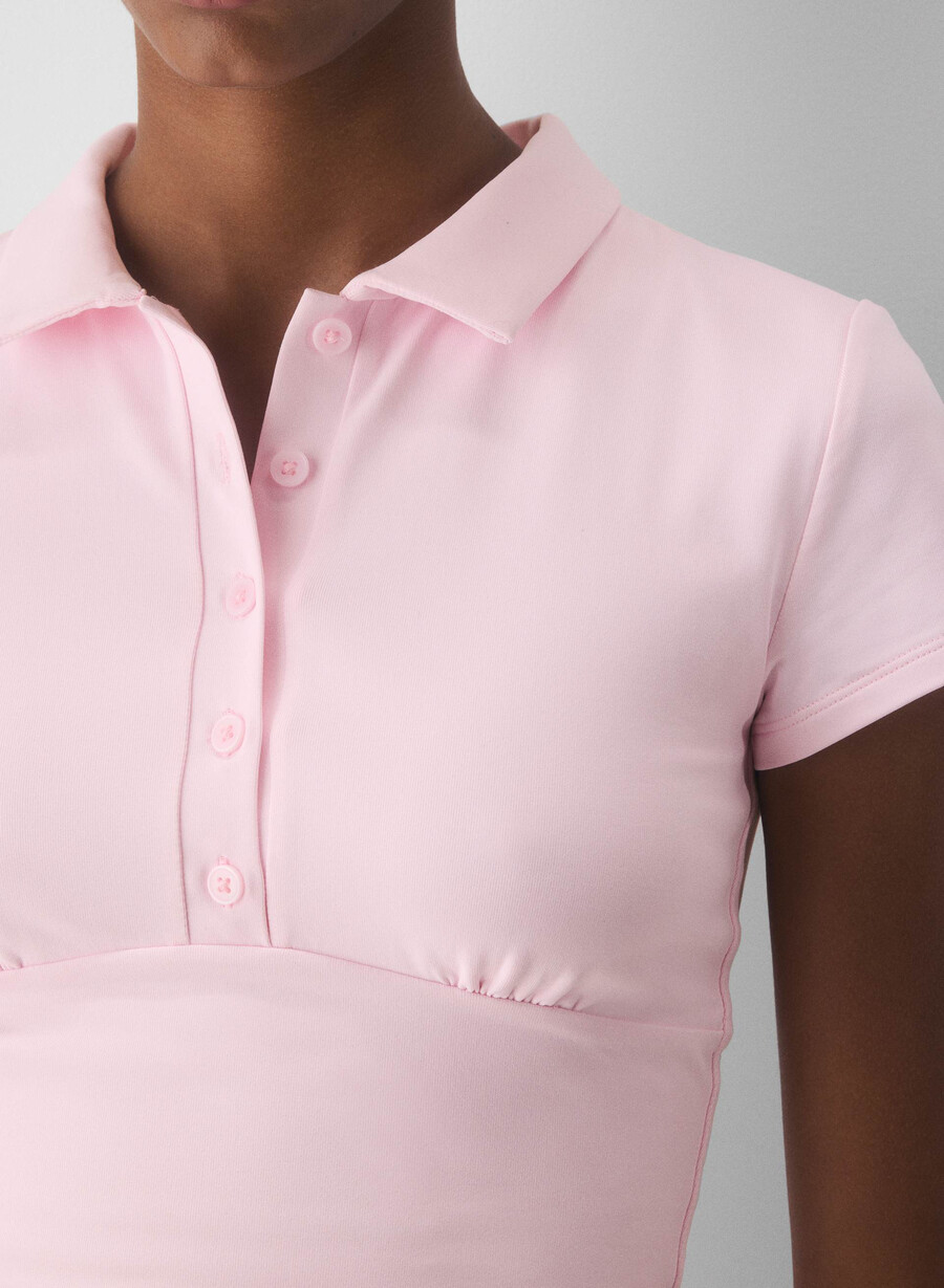 maglietta polo original contour flyer villa pink