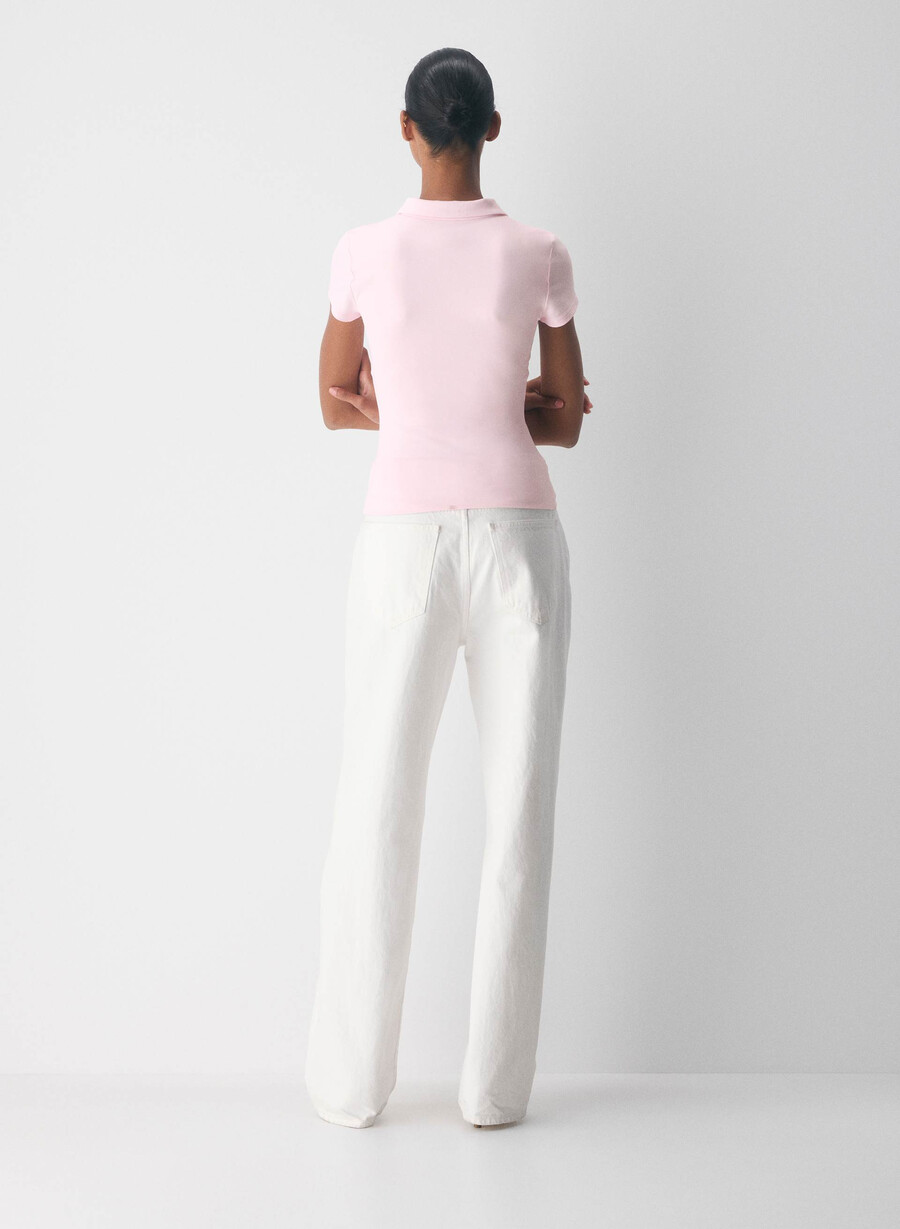 maglietta polo original contour flyer villa pink