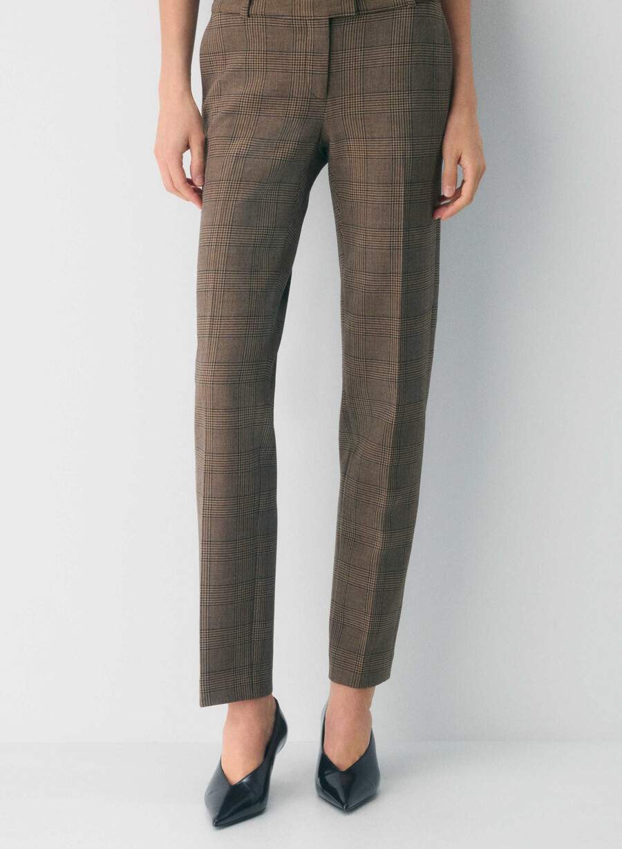 pantaloni broker tyson chk marronetaup