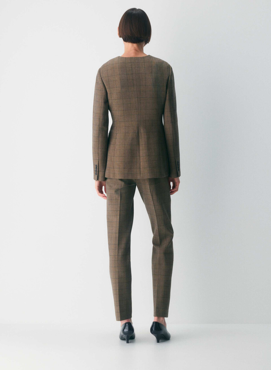 pantaloni broker tyson chk marronetaup