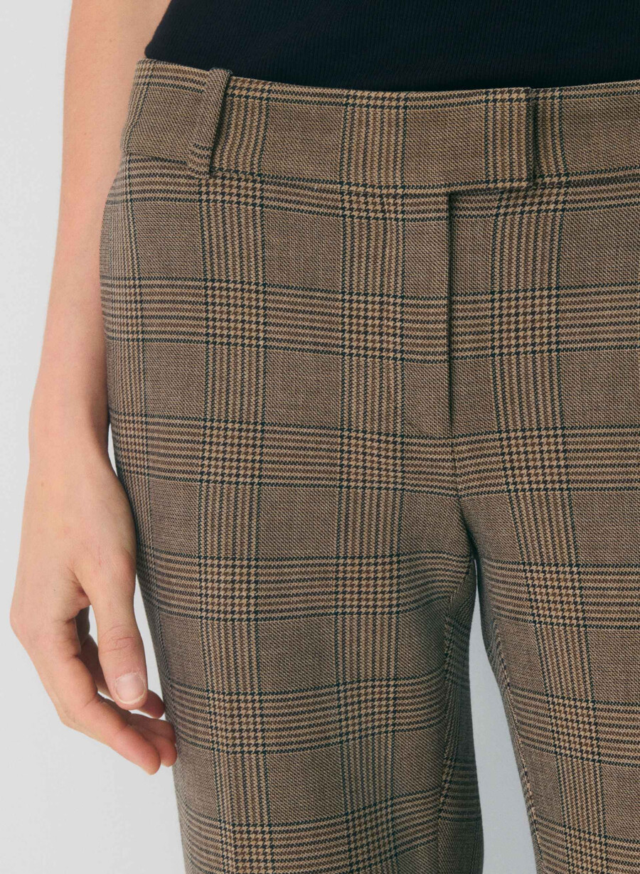 pantaloni broker tyson chk marronetaup