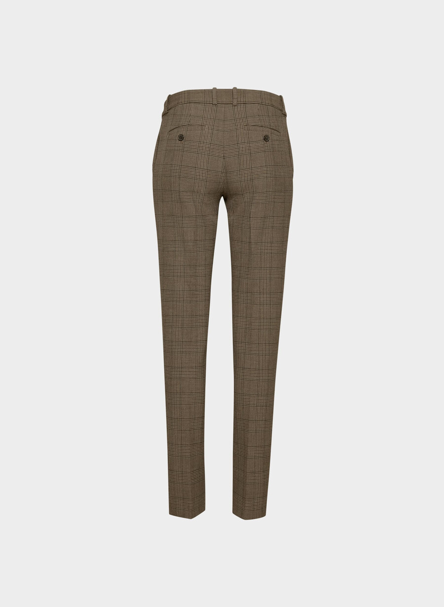 pantaloni broker tyson chk marronetaup