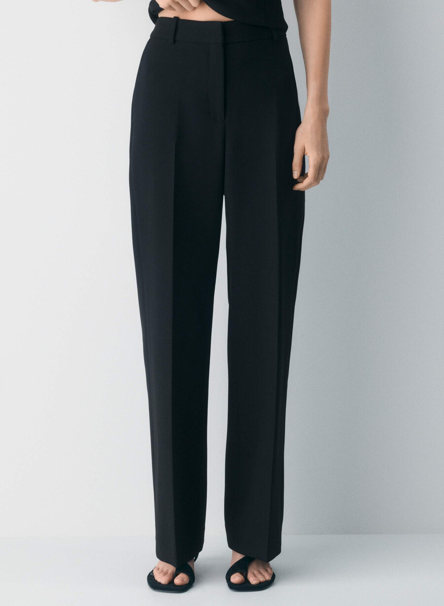 pantaloni new agency - ressential black