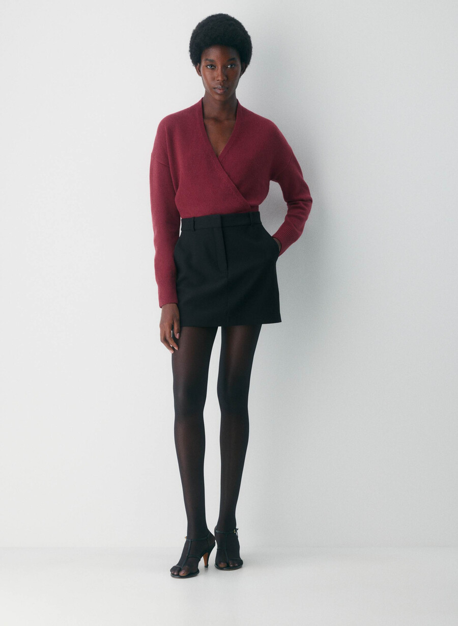 maglione in lana merino atticus cordovan