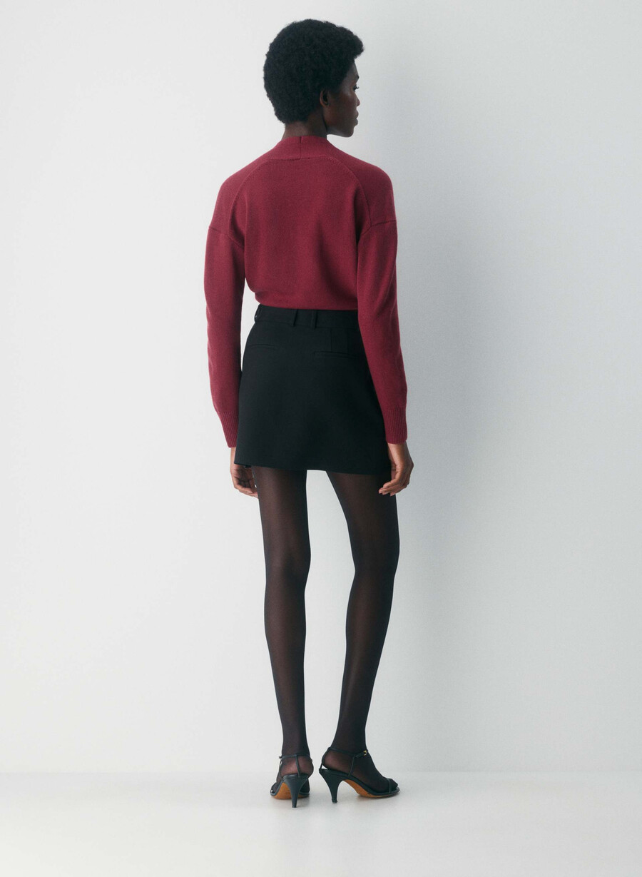 maglione in lana merino atticus cordovan