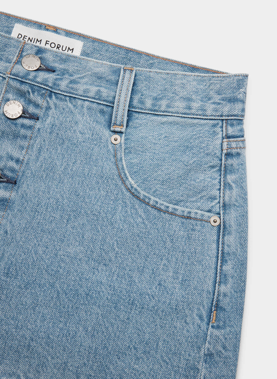denim forum gonna in micro denim gisele 7 anni bleu taboo