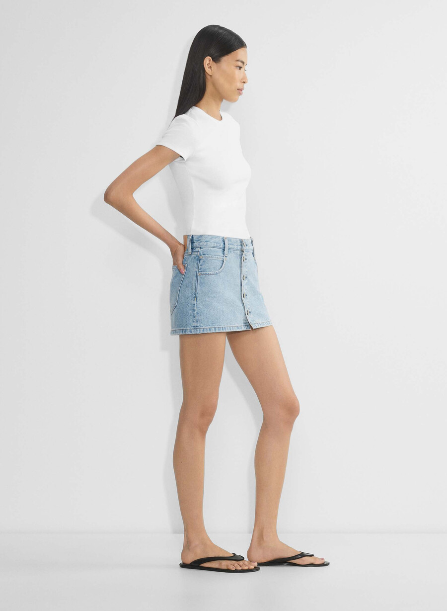 denim forum gonna in micro denim gisele 7 anni bleu taboo