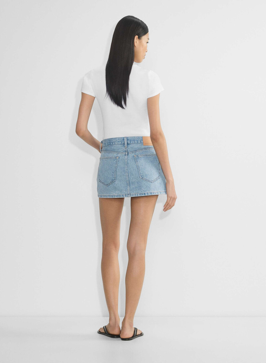 denim forum gonna in micro denim gisele 7 anni bleu taboo