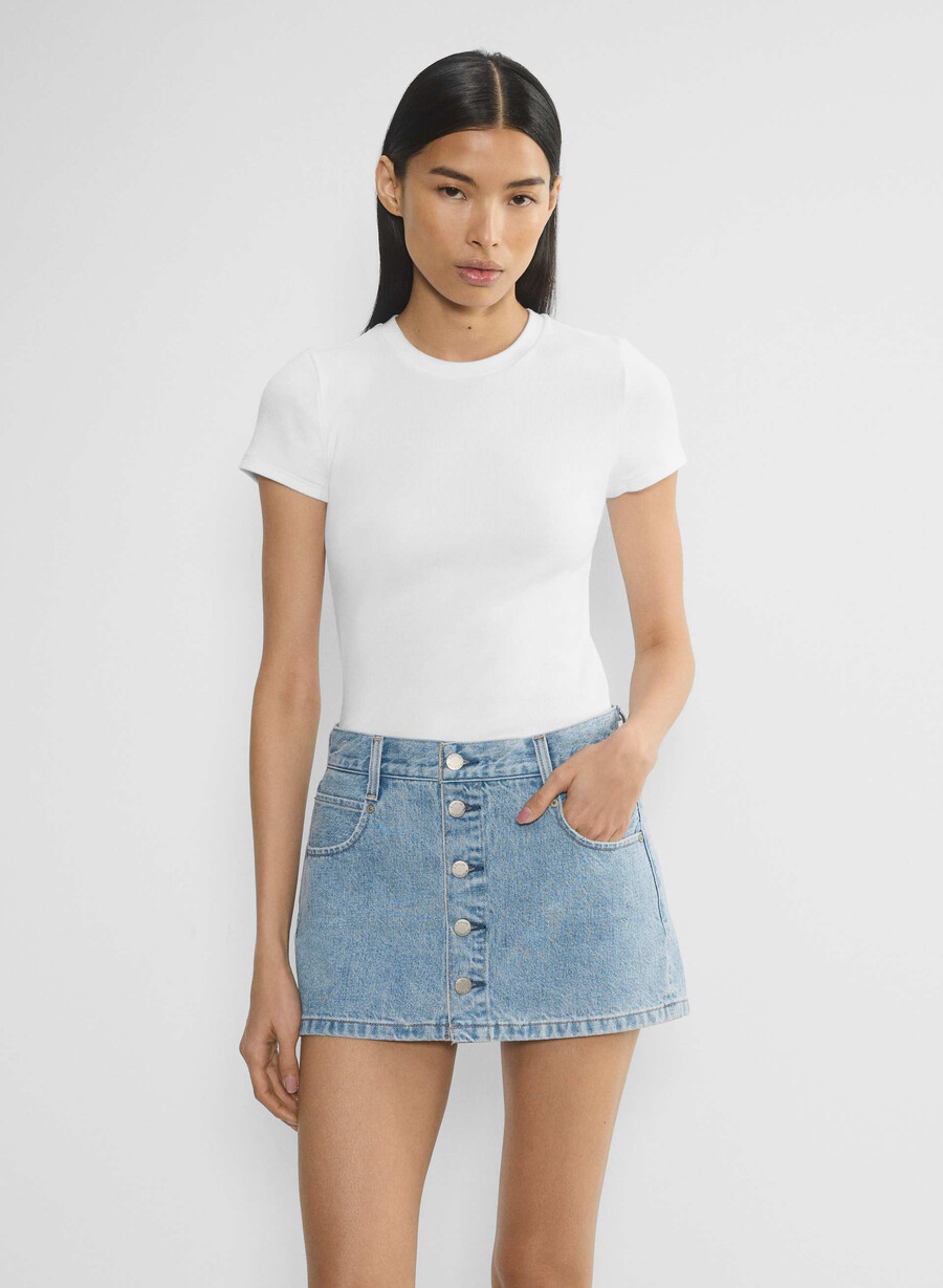 denim forum gonna in micro denim gisele 7 anni bleu taboo