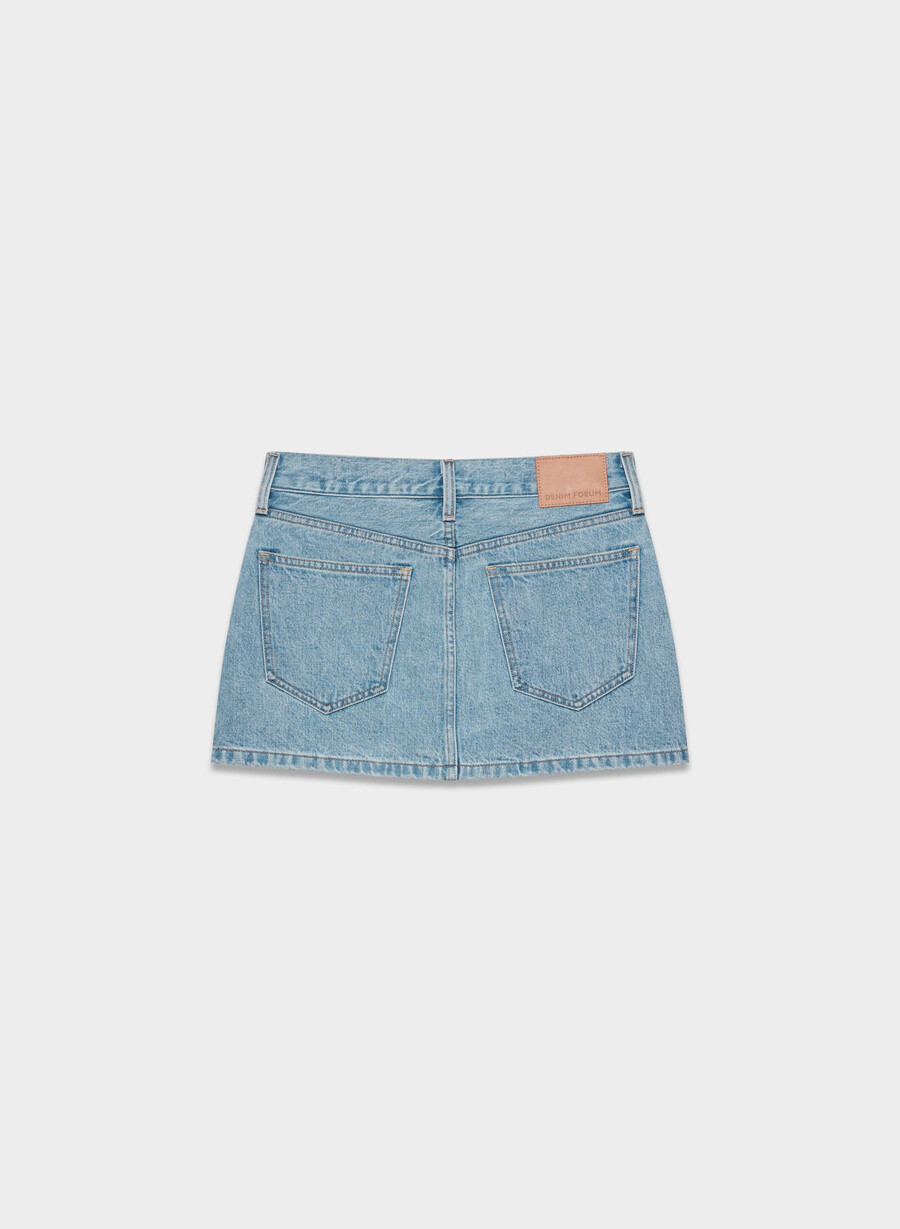 denim forum gonna in micro denim gisele 7 anni bleu taboo