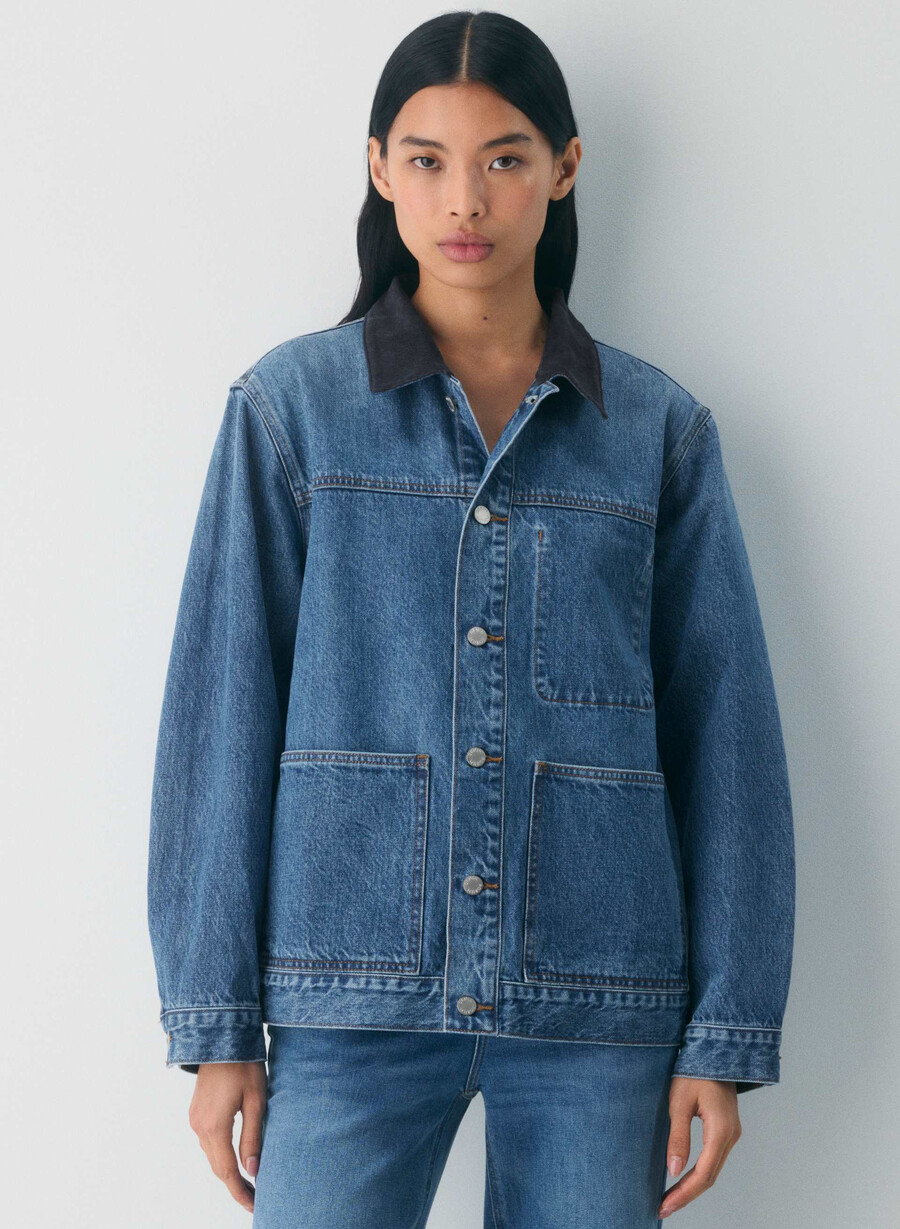 denim forum the workwear denim shirt jacket 5 yrs kiss n tell bl