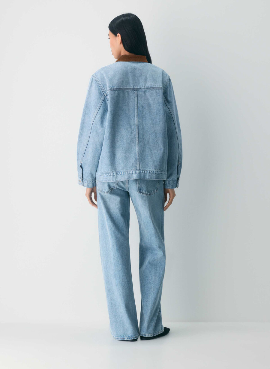 denim forum the workwear denim shirt jacket 7 yrs bleu taboo