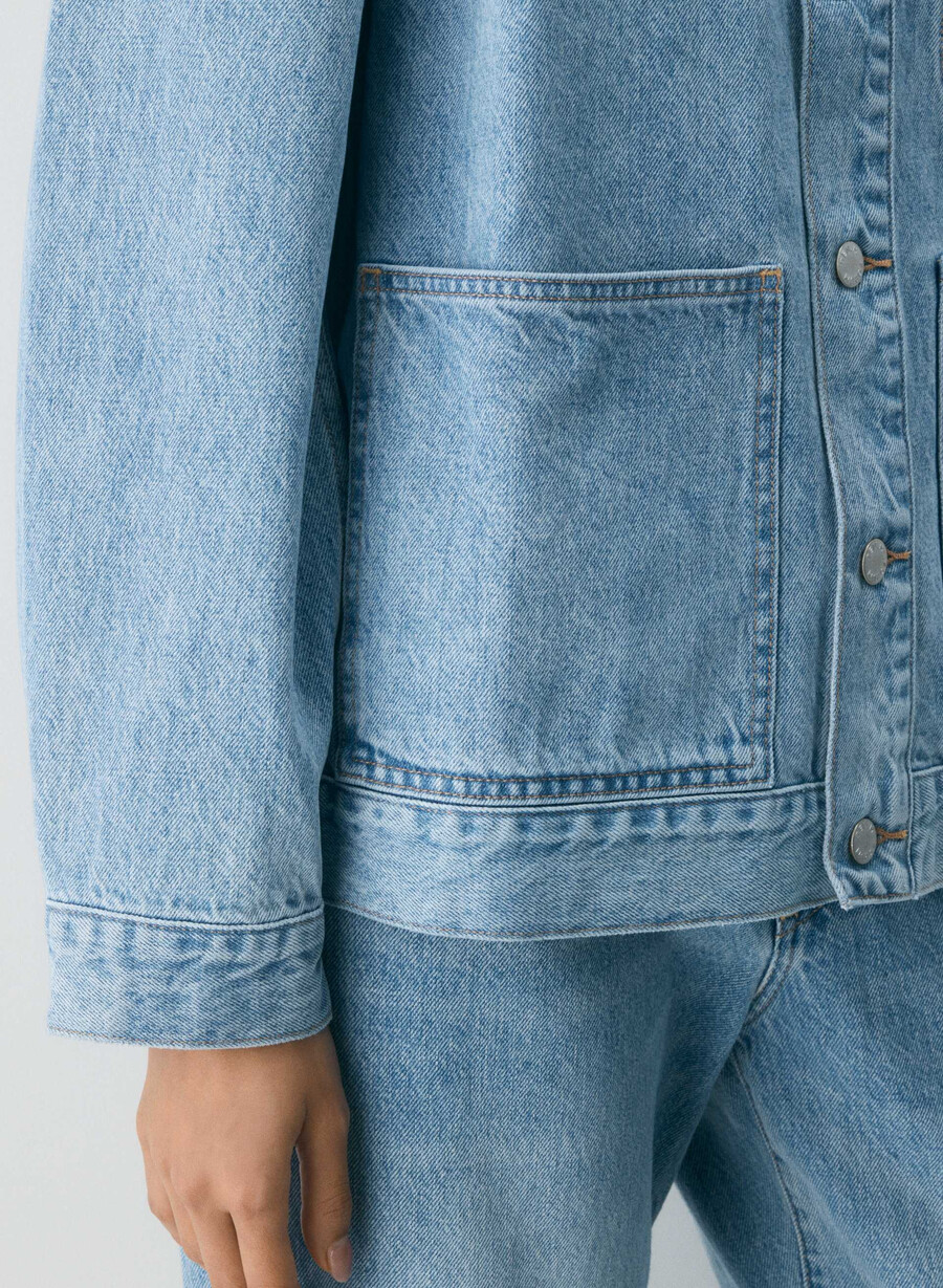 denim forum the workwear denim shirt jacket 7 yrs bleu taboo